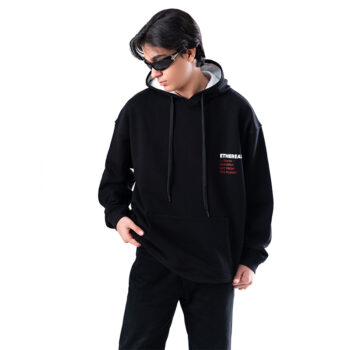 هودی مشکی زیگ zig مدل Ethreal کد386