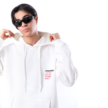 هودی سفید زیگ zig مدل Effervescent کد385