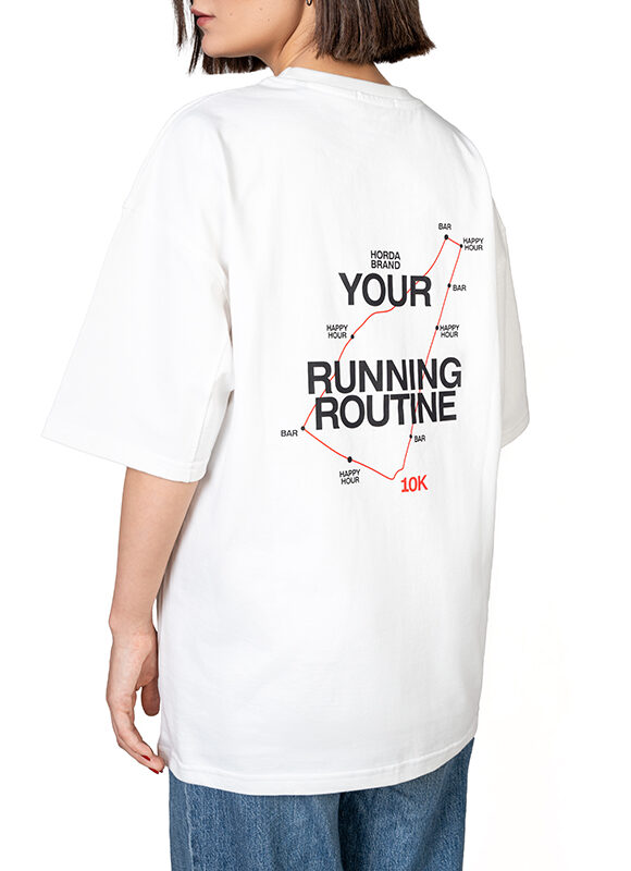 تیشرت سفید زیگ zig مدل Run Routine کد 481