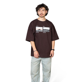 تیشرت قهوه ای زیگ zig مدل Damavand کد 475 - Image 2
